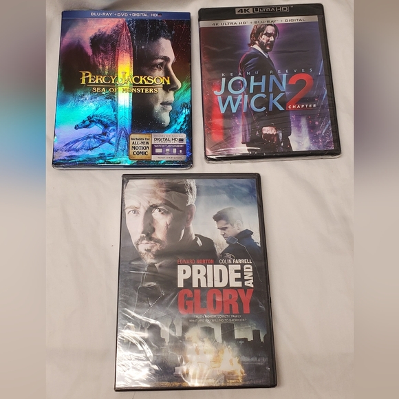 2/$25   Eclectic DVD/blu ray bundle factory sealed! - Picture 3 of 7